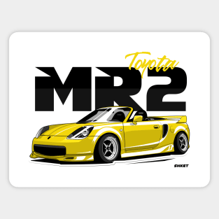 YELLOW MK2 ROADSTER Magnet